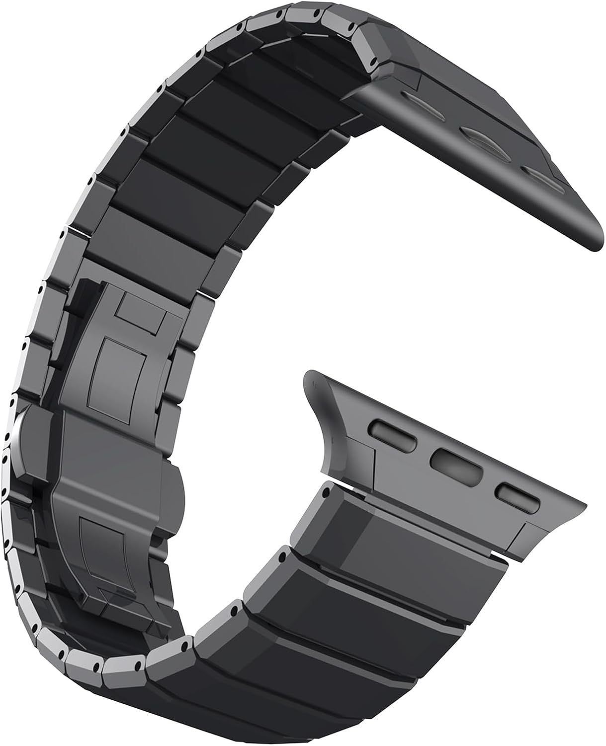 Stainless Steel Band for Apple Watch - Metal Strap with High Gloss Finish, Bevelled Bracelet for iWatch Series 11/10/9/8/7,Ultra 3/2,SE 3/2 [2025]