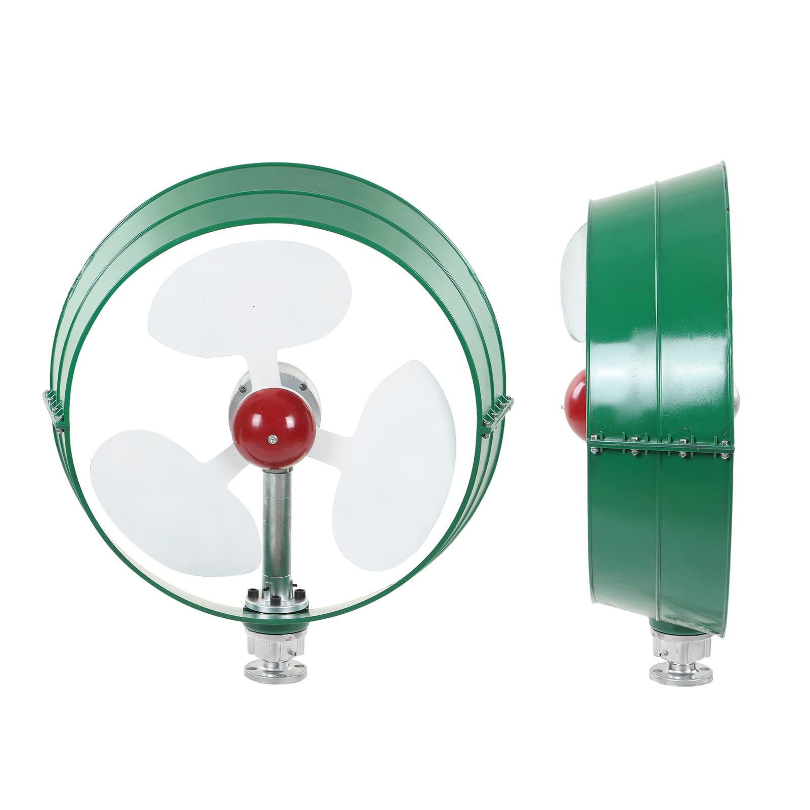 Generador de Turbina Eólica de 400 W, Alternador de Generador Eólico de Imán Permanente con Motor Síncrono de NdFeB, Arranque de 3,5 M S, Máximo de 70 M S para Carga en Casa de Cabina de