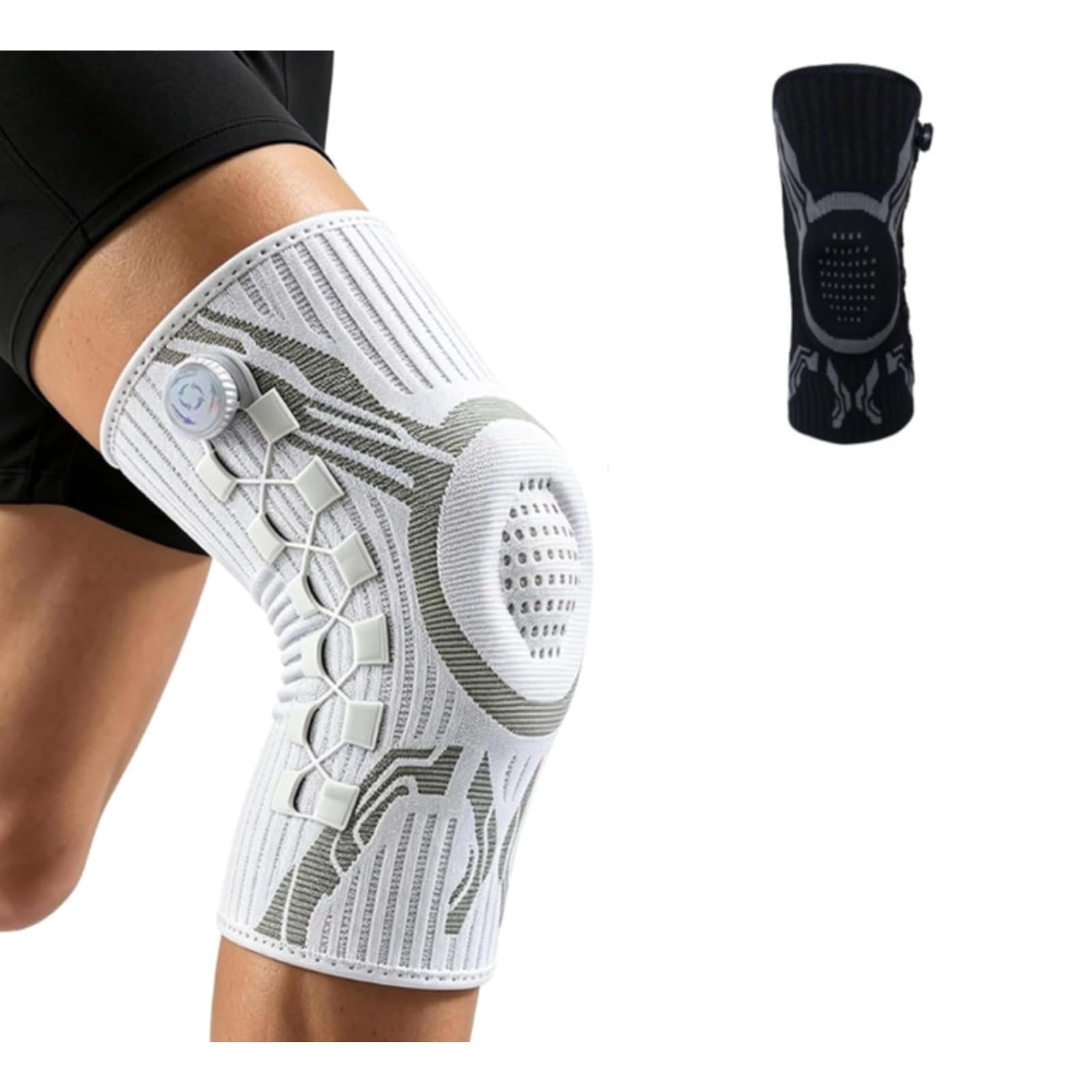 BONTEBIAN Peak Flex Knee Sleeve, adjustable compression brace