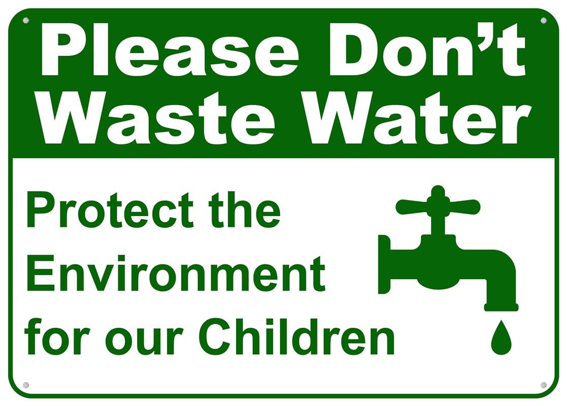 Tin sign vintage Don T Waste Water Plaque Poster for Bar Pub Beer Home Garage Man Cave Wall Decor 12x8 Inch
