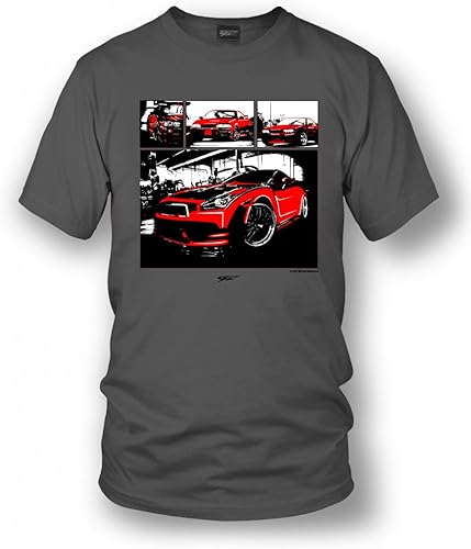 Wicked Metal Camiseta GTR Skyline All Gen, R32, R33, R34, R35, Street Racing, Tuner car, Muscle car Shirt