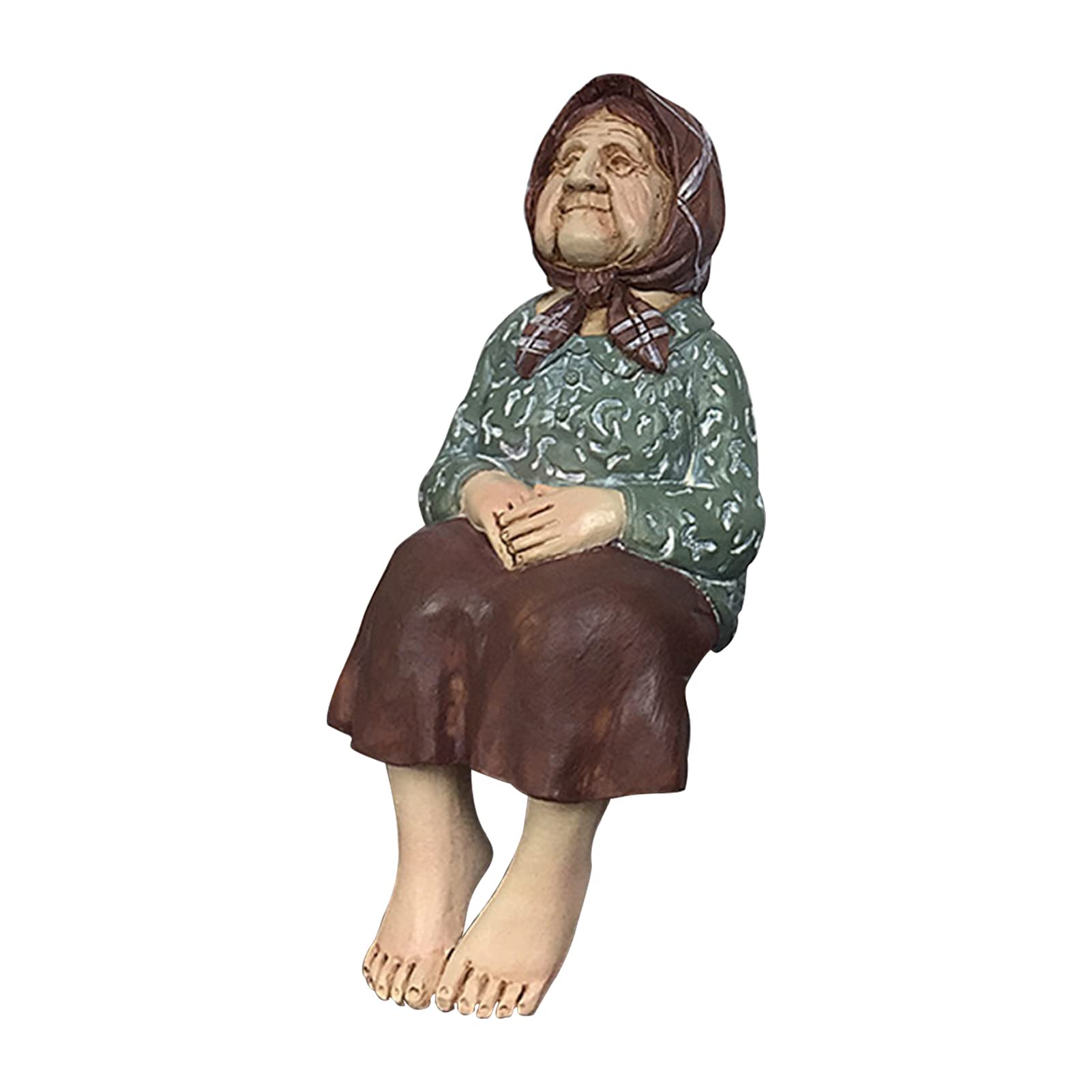 Eastuy Elderly Figurines - Grandpa Grandma Doll Figure,1Pc Vintage Valentines, Resin Desktop Ornament For Grandparents