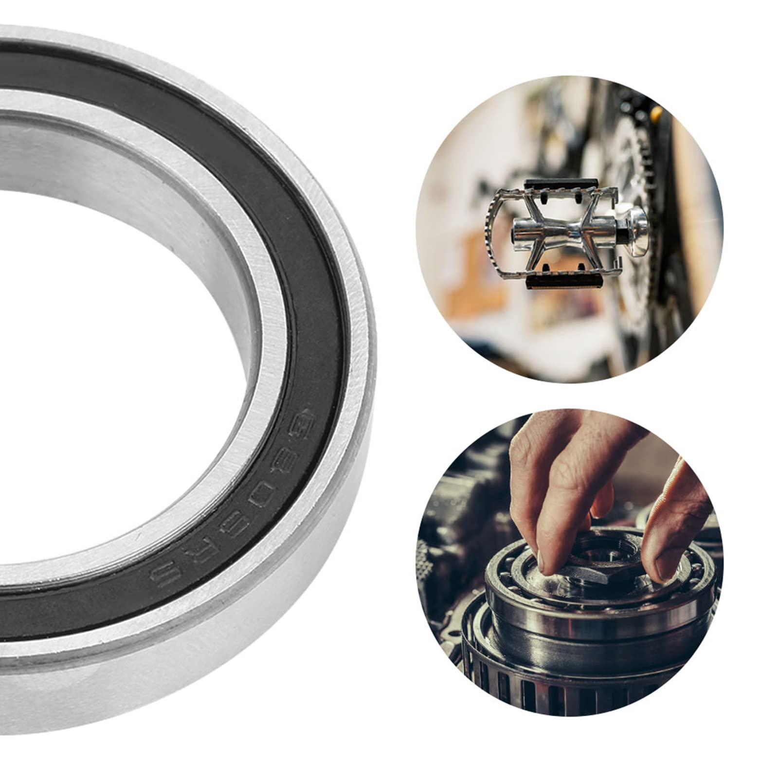 Uxcell 6805-2RS Deep Groove Ball Bearings - 25x37x7mm Double Sealed, Chrome Steel, Pack Of 10