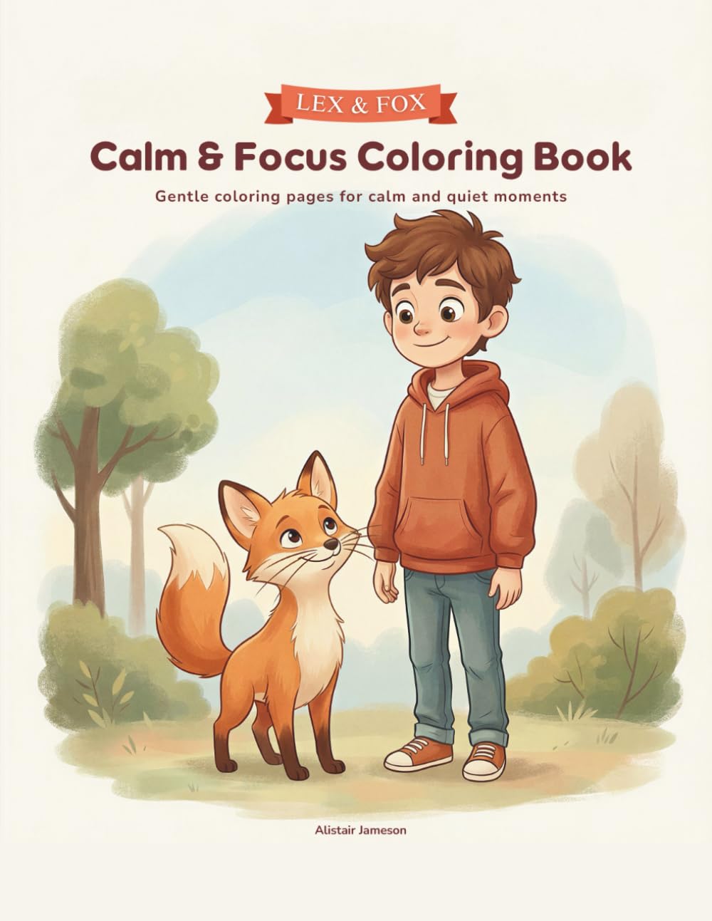 Lex & Fox - Calm & Focus Coloring Book: A Gentle Coloring Book for Calm, Focus, and Quiet Moments (Lex & Fox Coloring Books)