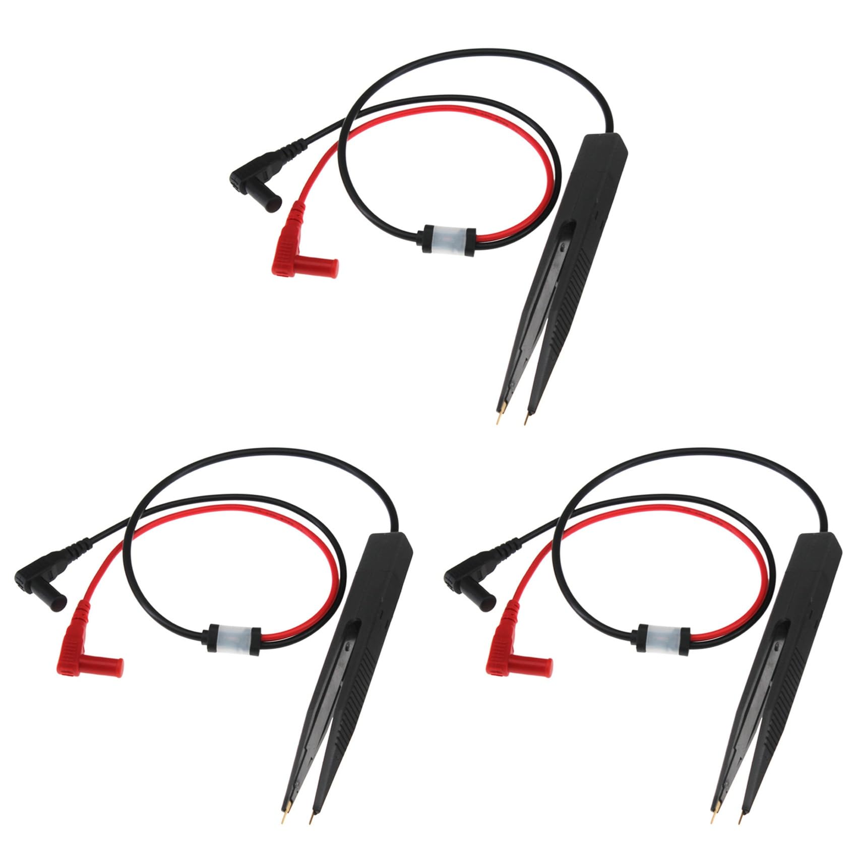 Jnchdghwa As Shown 3X Smd Smt Chip Test Clip Multimeter Probe Tweezers For Capacitance Inductance Resistor Measurement Multi-Use Test Tool