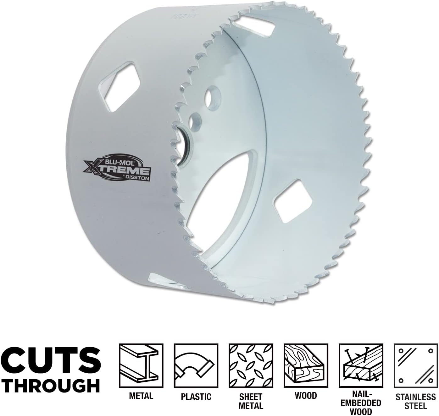 Disston E0210569 6-Inch Boxed Blu-MOL Xtreme Bi-Metal Hole Saws, 152mm