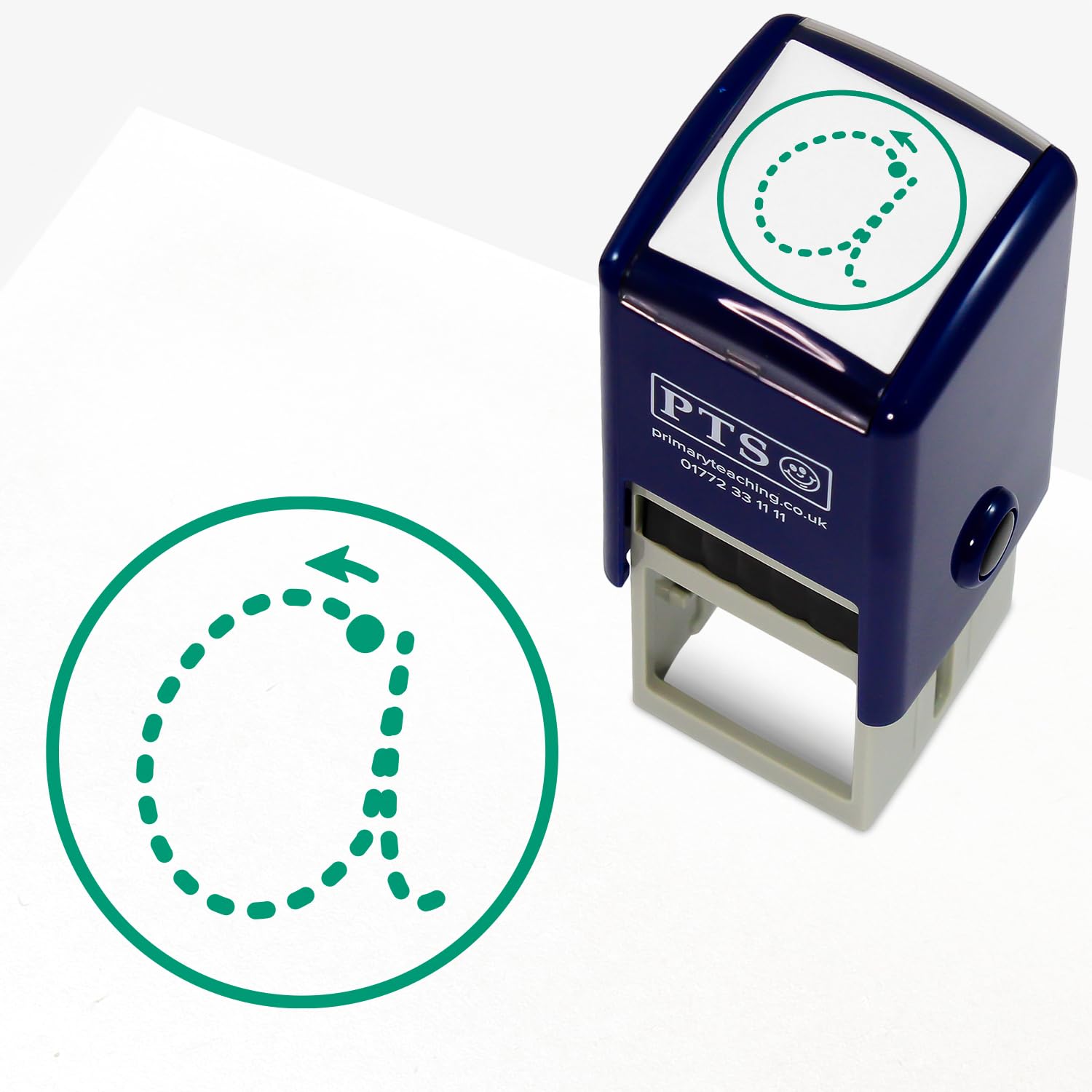 Primary Teaching Services Ltd Green 1 Letter Formation Motivational Feedback Marking Stamper School Pupils Work 25Mm Primary Teaching Services (Green)