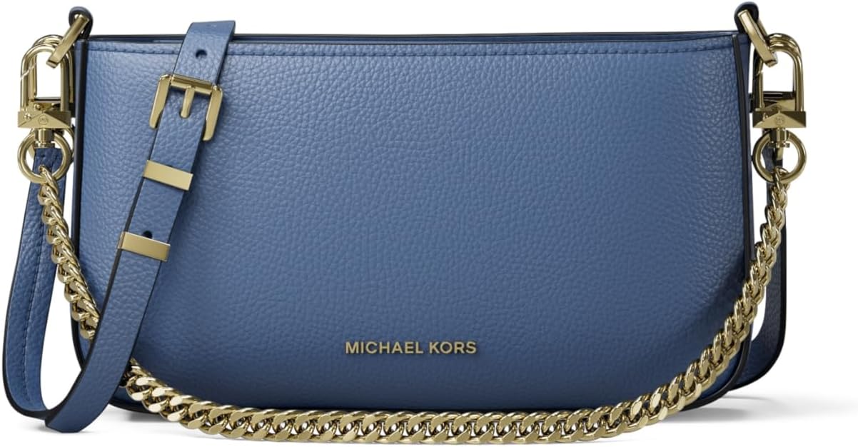Gold-tone Hardware/Pebble Leather/French Blue