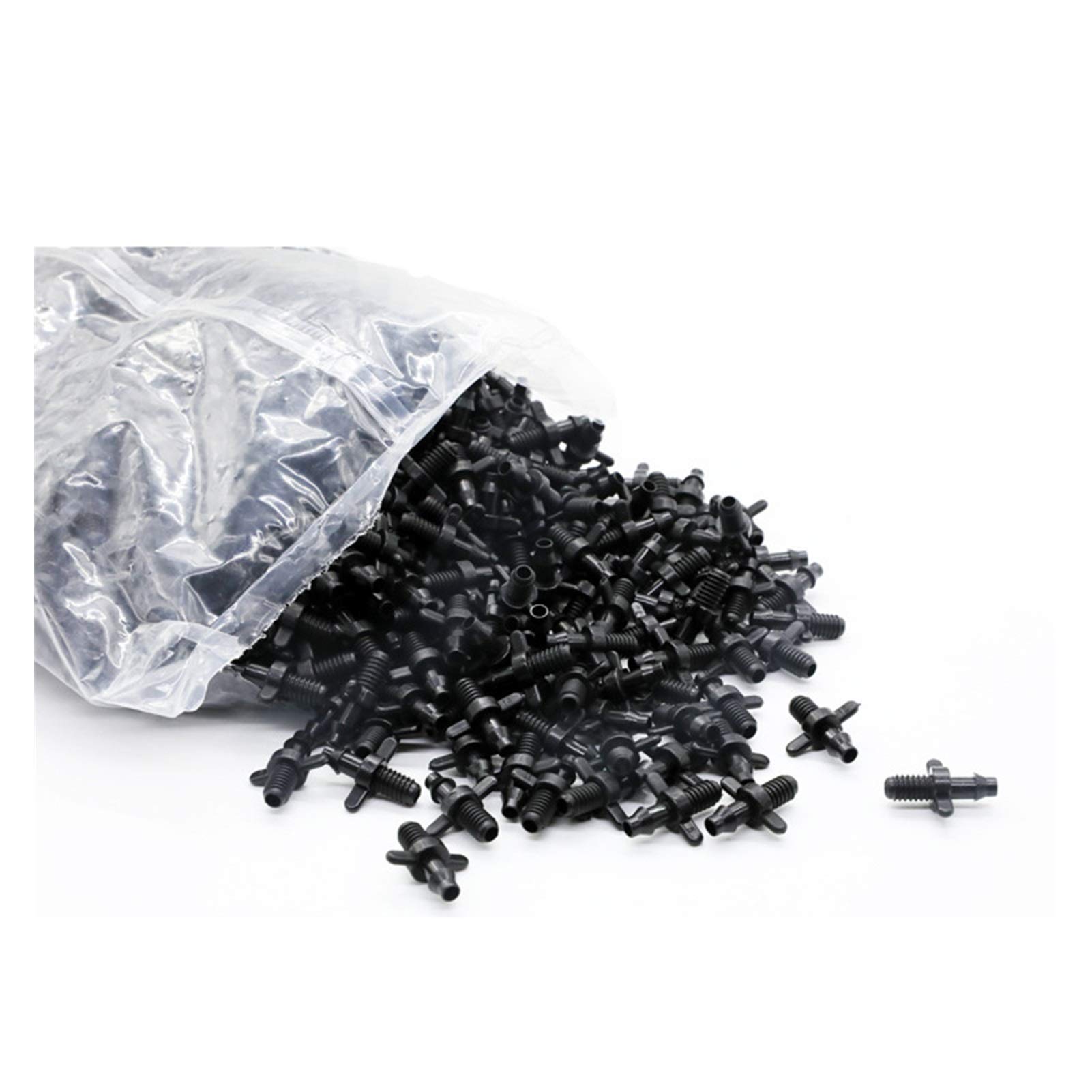 systemy nawadniające wydajne nawadnianie 50 szt. 4/7 mm gwintowane złącze 1/4" złącze do nawadniania z zadziorem 4/7 mm do nawadniania ogrodu