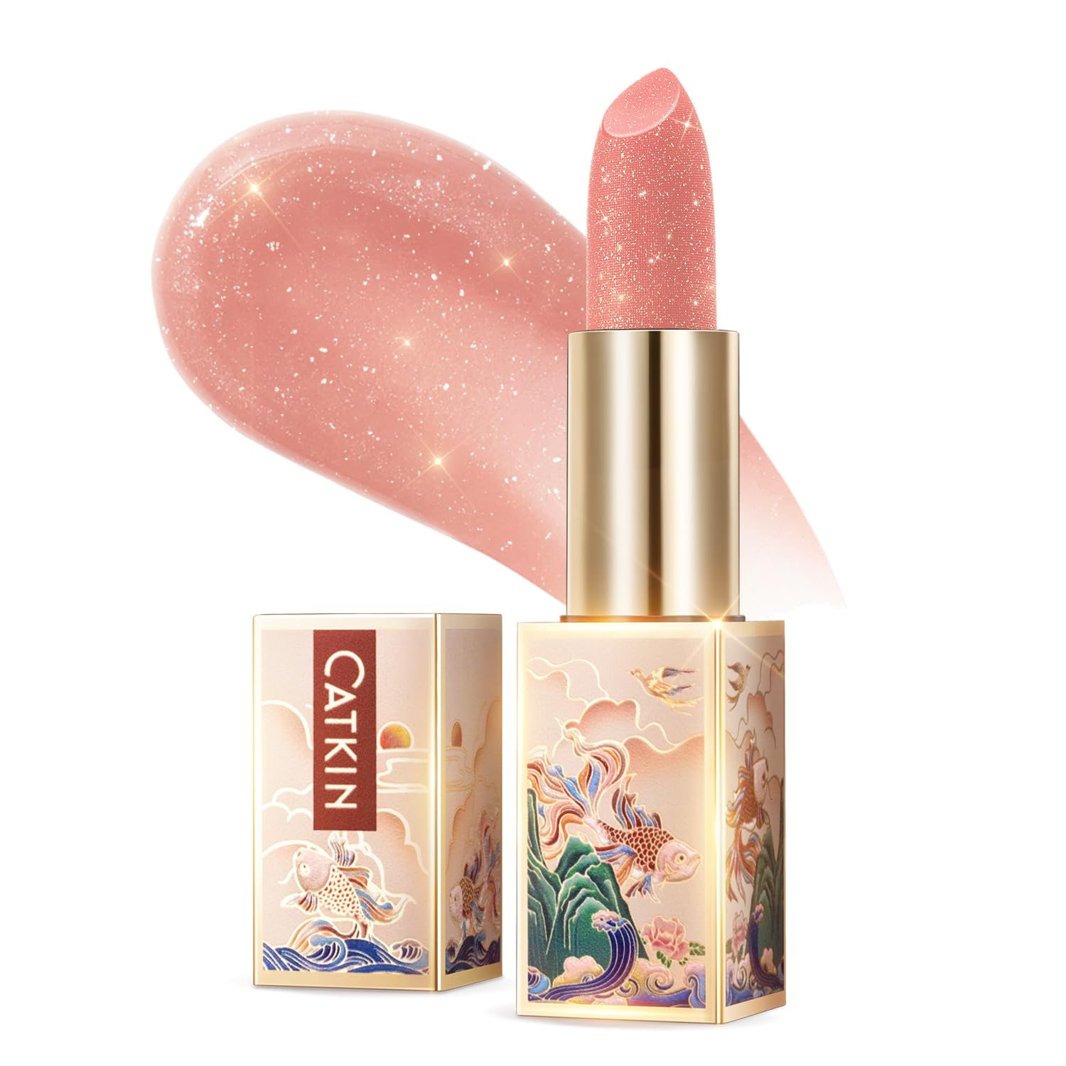 CATKIN Moonlight Lip Balms for Lip Skin Care and Lip Treatment Natural with Vitamin E for 6h Moisture Care Color Change Lip Balm