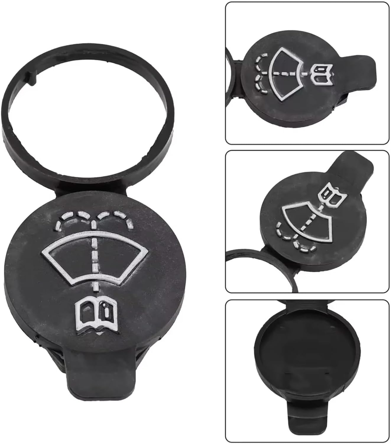 Tank Bottle Caps Compatible With Chevrolet For Equinox For Camaro Car Windshield Wiper Washer Fluid Reservoir Tank Bottle Cap Cover