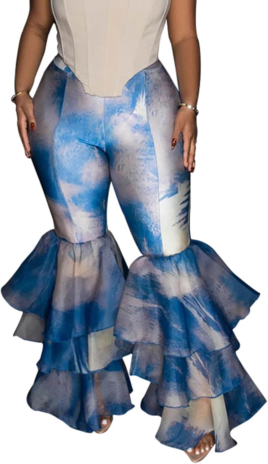 Bell Bottoms for Women Y2K High Waisted Tie Dye Kuwait Ubuy