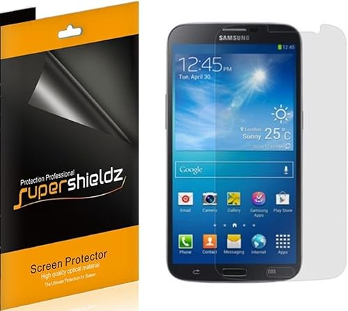 Supershieldz Protector de pantalla diseñado para Samsung Galaxy Mega de 5.8 pulgadas, protector transparente de alta definición (PET)