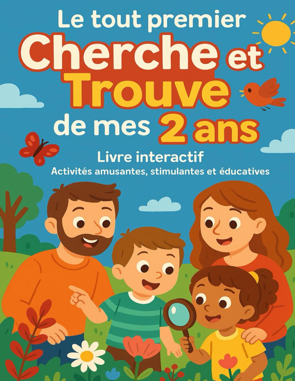 Le tout premier Cherche et Trouve de mes 2 ans: Livre interactif, avec des activités amusantes, stimulantes et éducatives : trouver la différence, chercher les objets, colorier les formes…