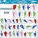 Kanayu 36 Pcs ASL Magnets ASL Classroom Alphabet Magnets American Sign Language Gift for Hearing Impaired and Speech Therapists Teaching and Classroom Supplies for Office Home Wall Decor(Vivid, Vivid)