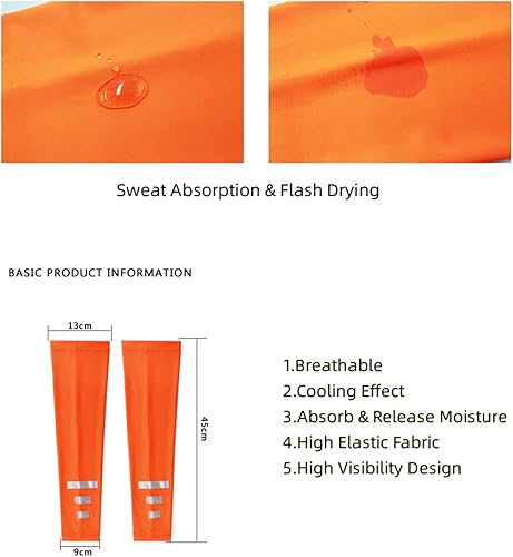 Miniatura 6 de Mangas de compresión con protección solar UV, pasamontañas, máscara facial, mangas deportivas refrescantes para hombres y mujeres, esenciales para