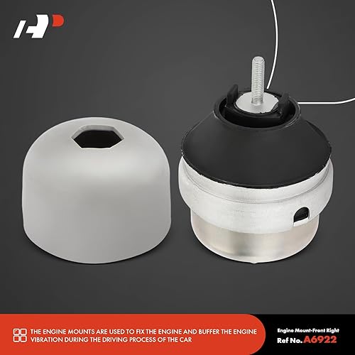 Miniatura 5 de A-Premium Kit de montaje del motor delantero izquierdo y derecho compatible con Volkswagen Passat 1998-2005 y Audi A4 1996-2001, A4 Quattro