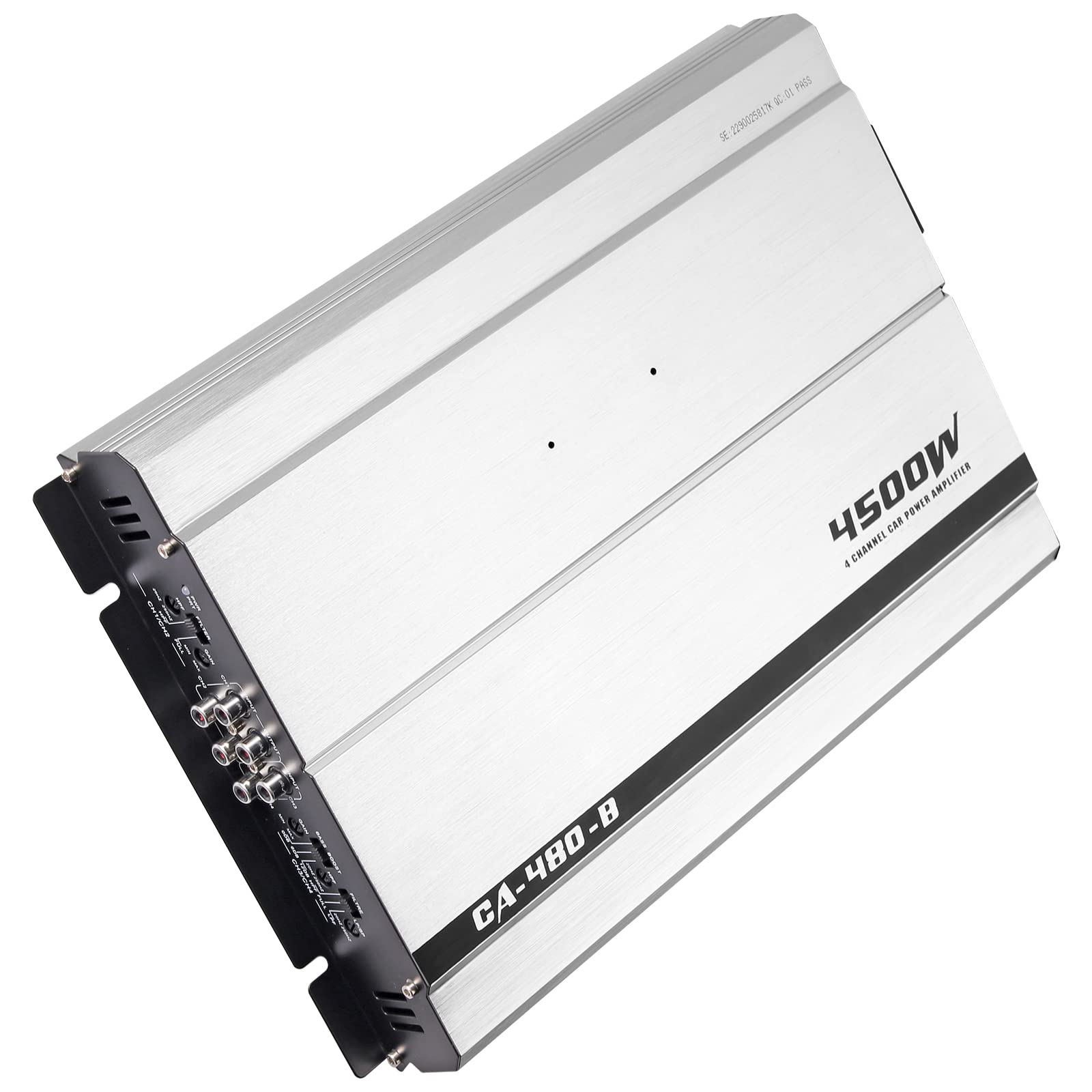 LiNKFOR 4 Channel Car Audio Amplifier, Class A/B Full-Range Amplifier 4 * 80W/4Ohm