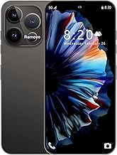 14 ProMA X - Teléfono celular desbloqueado, batería de larga duración de batería de 6.82 pulgadas, pantalla HD desbloqueada, 12+512 GB Android 13.0 con tarjeta de memoria de 128G, doble SIM/bloqueo de huellas dactilares/identificación facial/GPS (negro)