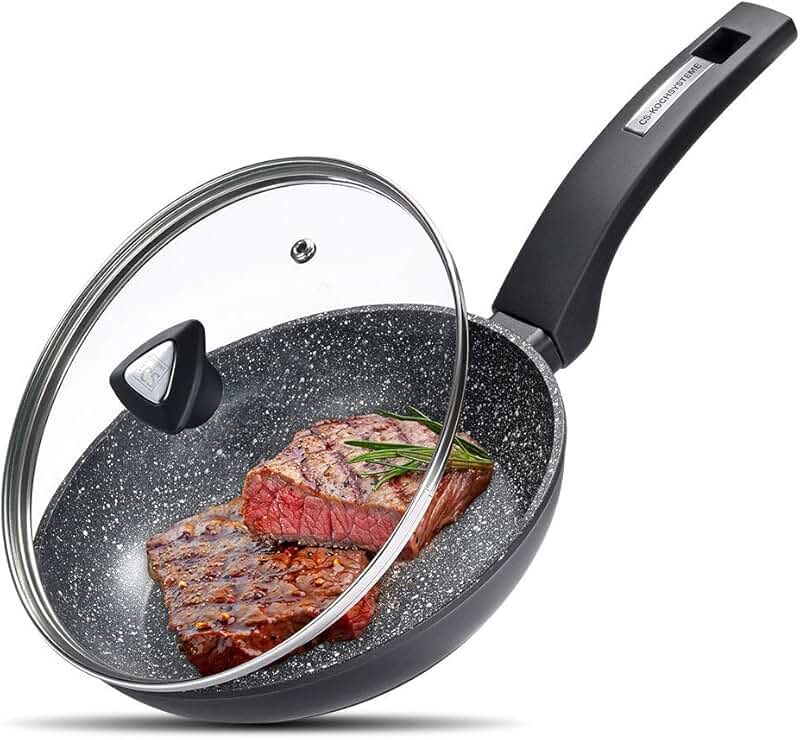 small frying pan with lid