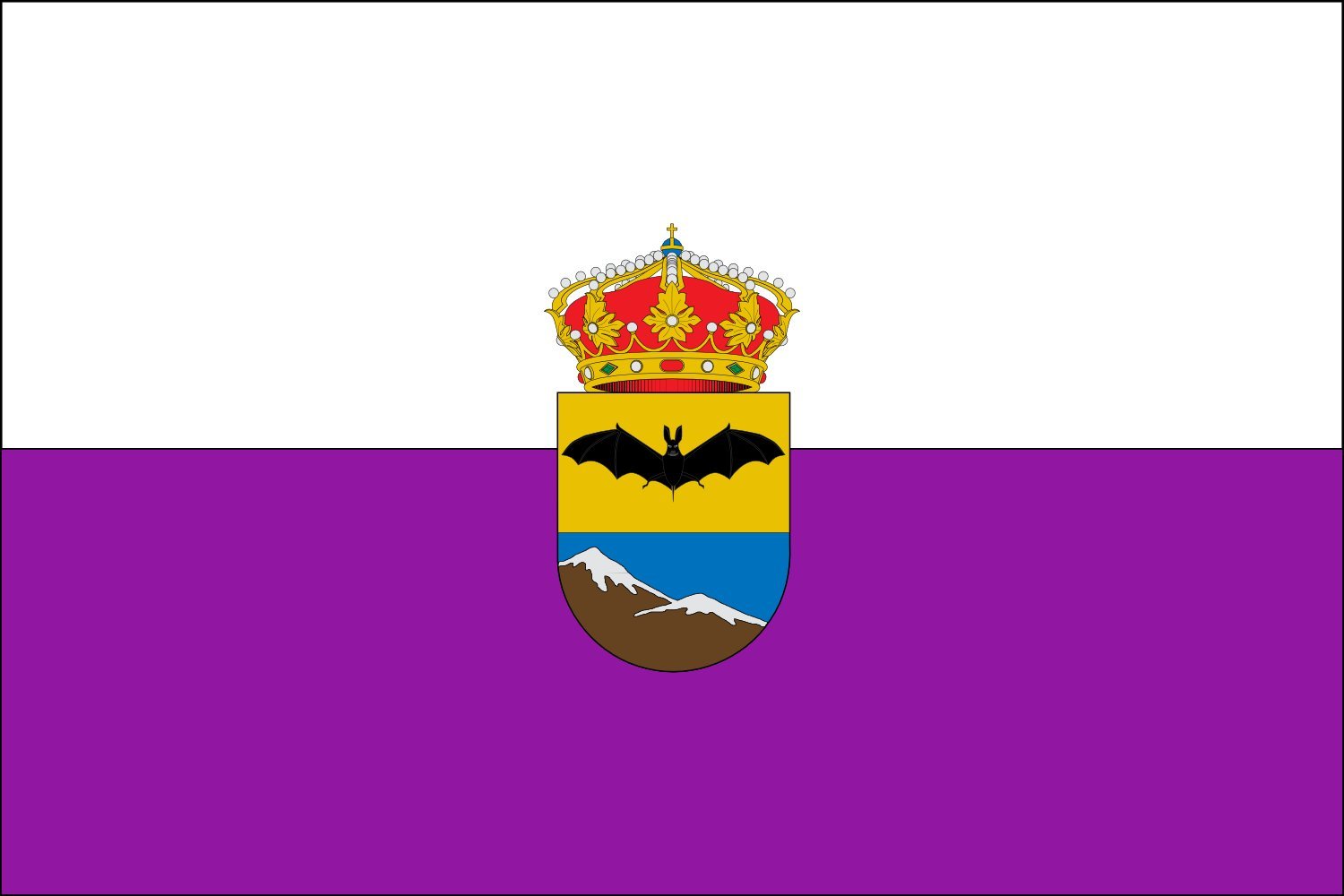 Drapeau Large Cueva de Ágreda idéal pour décorer vos fêtes locales