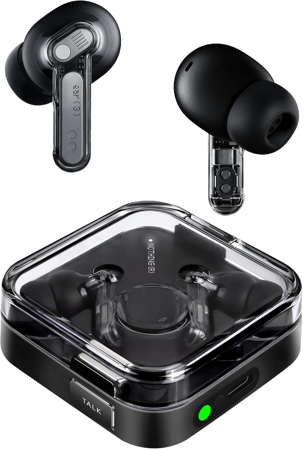 Nothing (ナッシング) ワイヤレスイヤホン Ear (3) :【VGP 2026 金賞】/ アクティブノイズキャンセリング 45dB ANC/Bluetooth 5.4 / 最大38時間再生 / ハイレゾ対応/スーパーマイク 6マイク / 外音取り込み/マルチポイント/iPhone & Android対応/完全ワイヤレス/ブラック