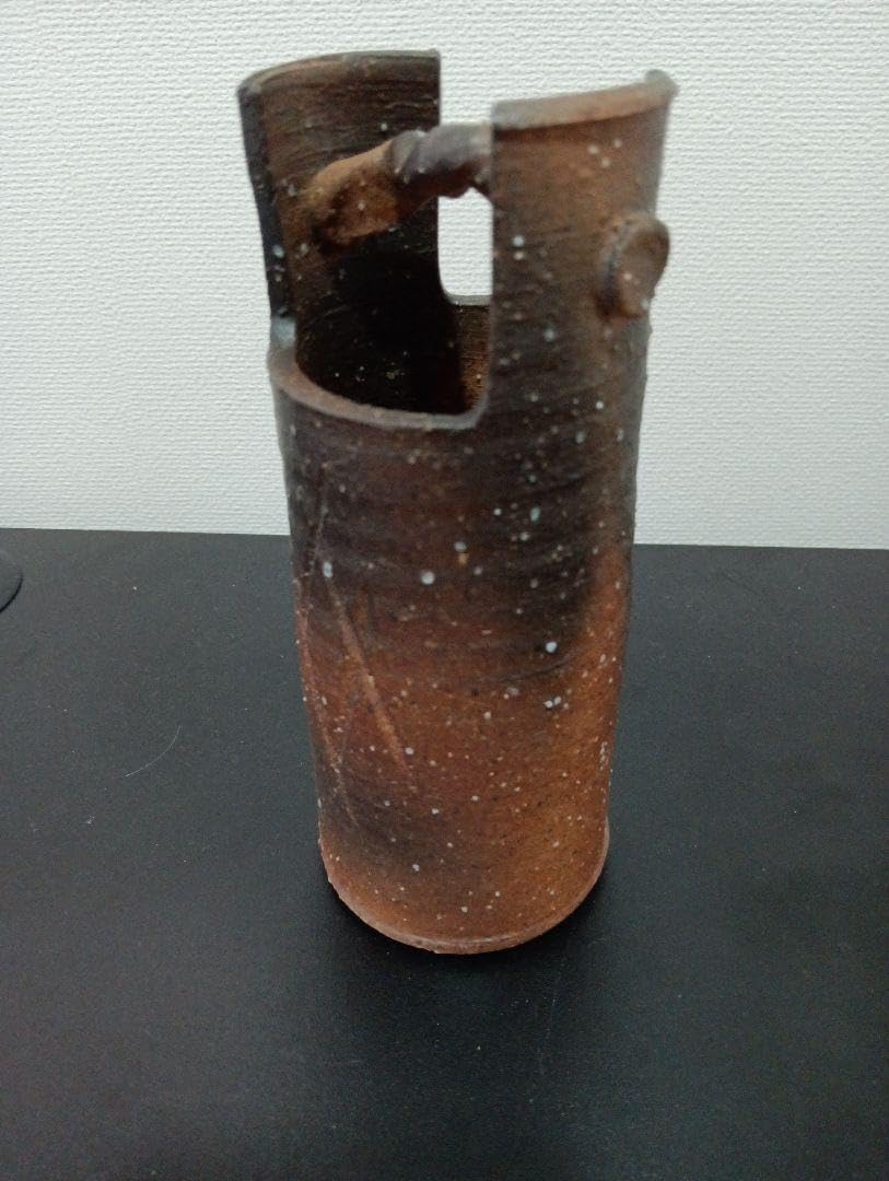 備前焼　花瓶 約11cm口径 備前焼 花瓶 約11cm口径 備前焼 花瓶 約11cm口径 備前焼 花瓶」の人気