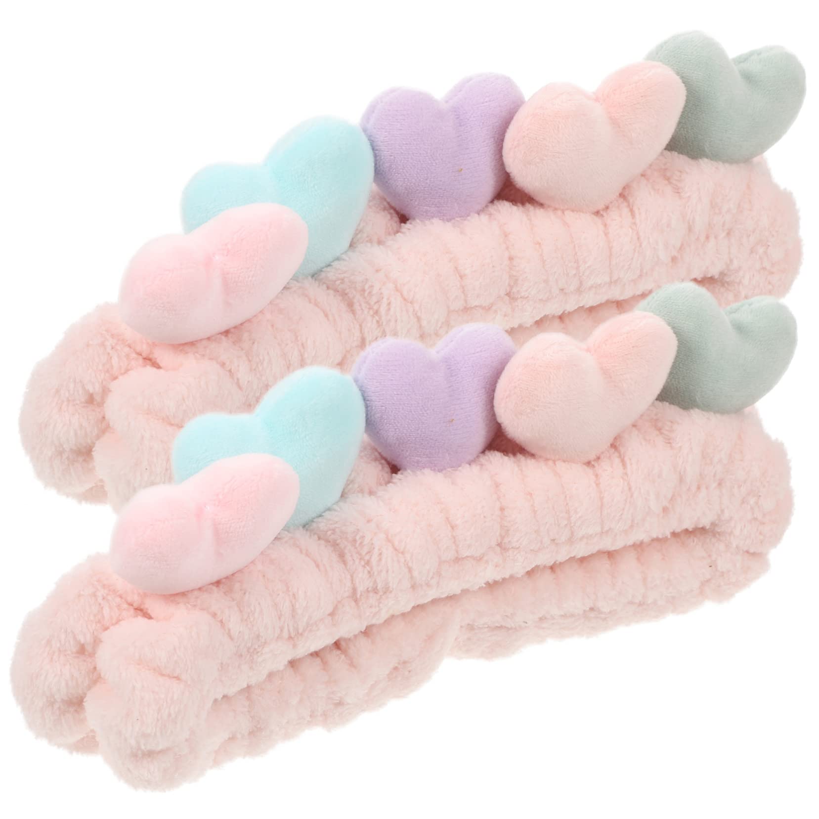 MAGICLULU 6 Pcs Del Cuore Trucco Dei Make Up Fasce Dei Hairband Elastica Elastici Dei Per La Testa Dei Per Le Donne