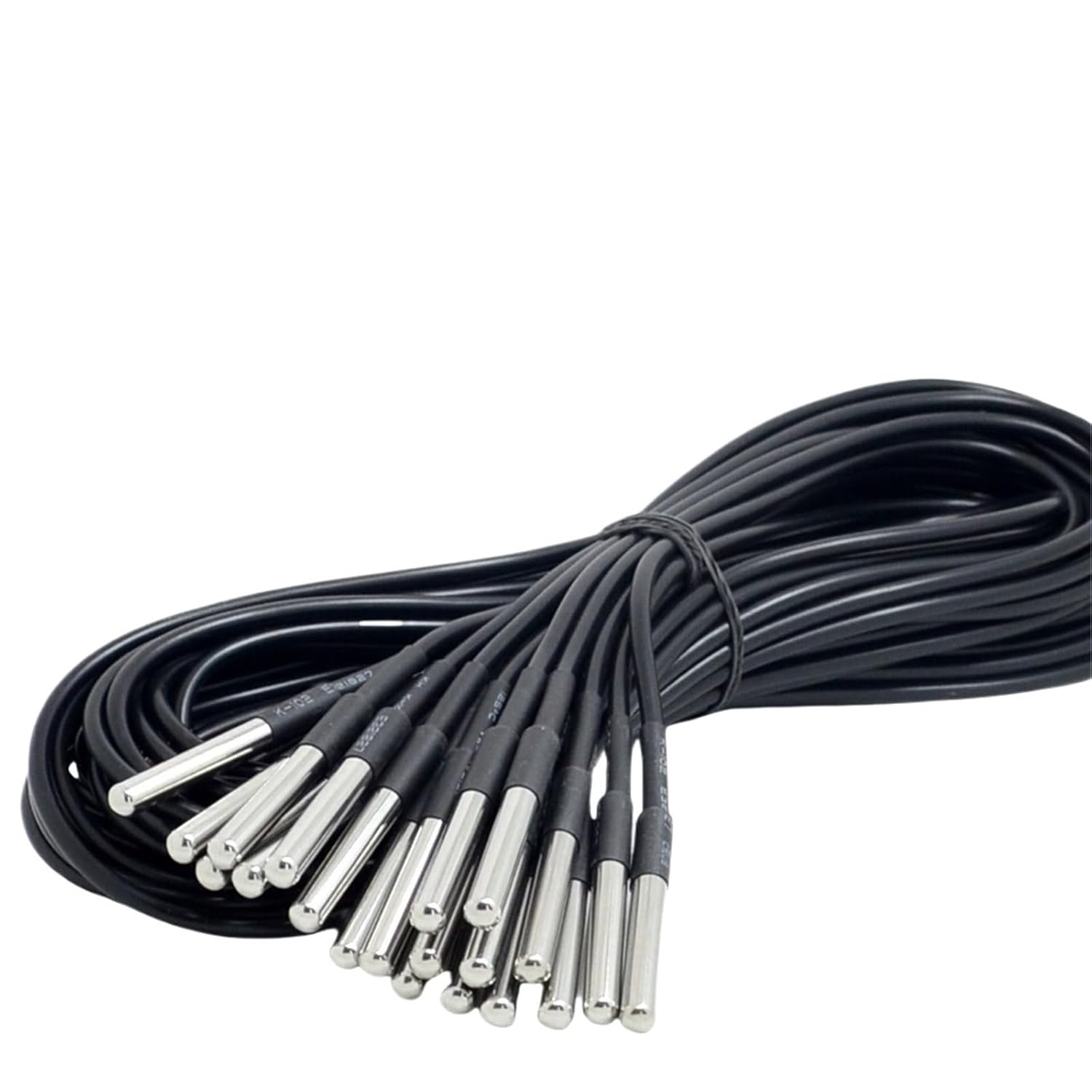 1/10PCS Waterproof Thread Temperature Probe Temperature Sensor Stainless Steel Package 1/2/3/5/10Meter(3 Meter 1pcs)