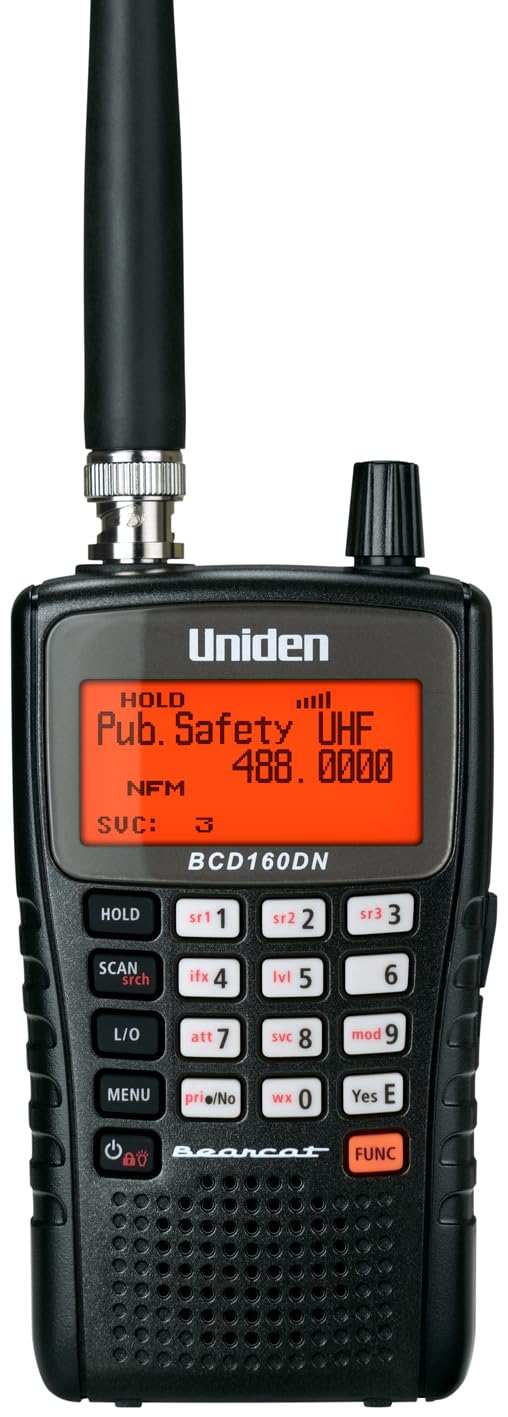 Uniden Bearcat BCD160DN Handheld Digital Scanner, Exclusive Features, Band Scope Rapid System/Channel Number Tagging, Narrow-Band Reception, and Search Features to Detect Signals Faster Than Ever by Uniden - Used condition - US$182.89