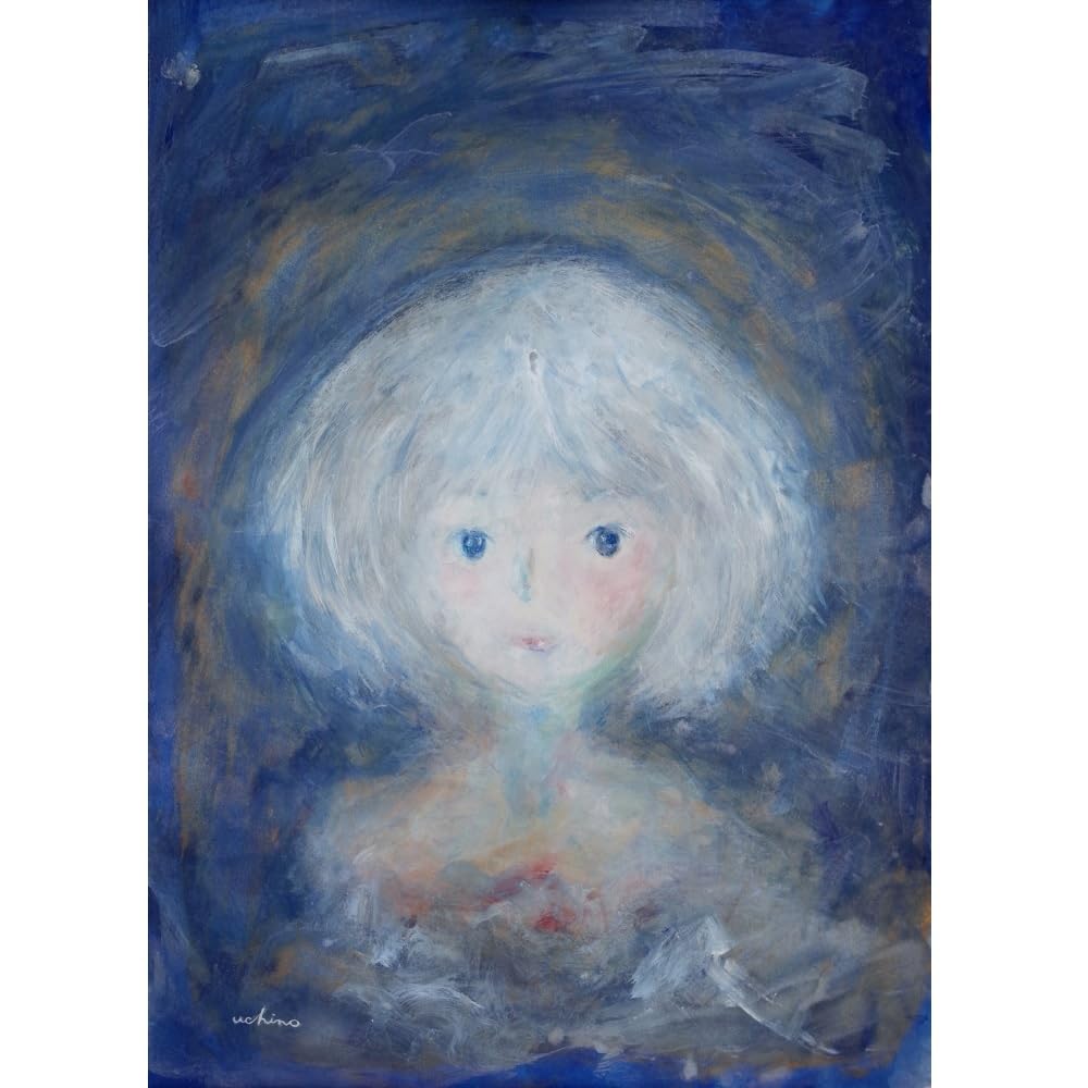 内野隆文肖像絵画人物画アクリル現代アート作品美術額縁 | ヤマダ