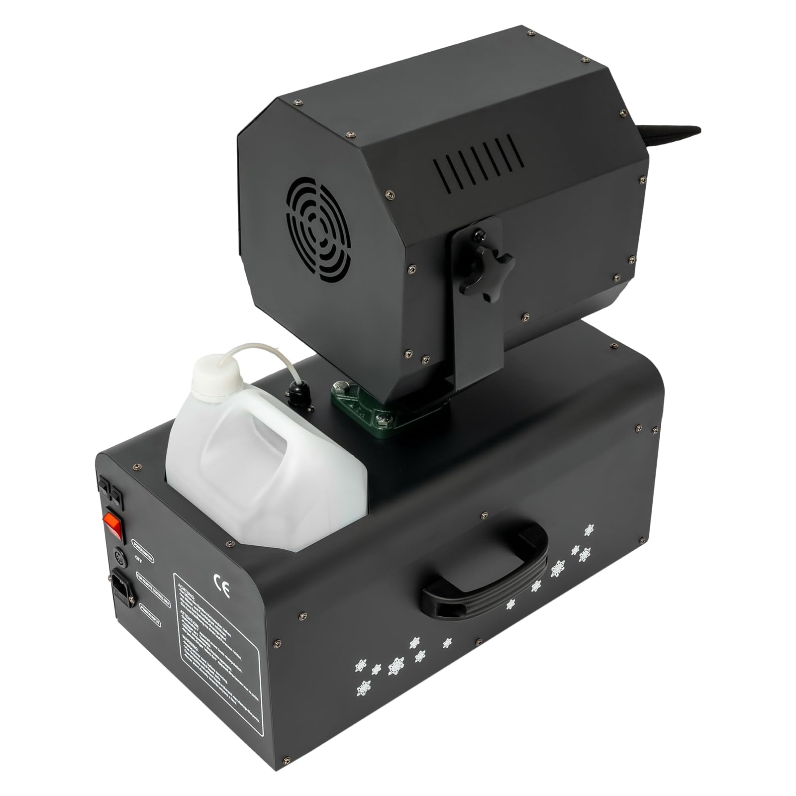 2000W Snow Making Machine, Adjustable Snow Volume Remote Control Snowflake Maker For Christmas Wedding Kids Parties, Parades, Stage Effect With Wired Remote Control