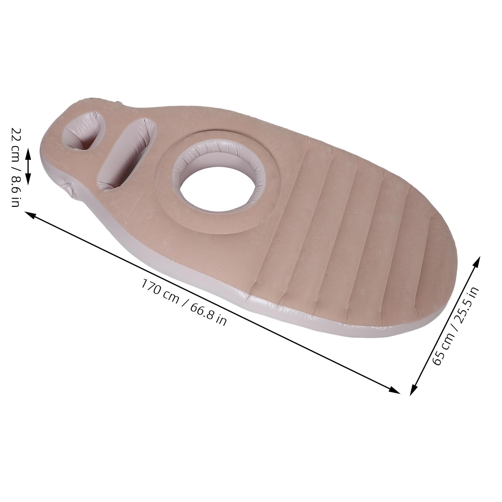 Almohada de Embarazo con Agujero para Vientre, Inflable
