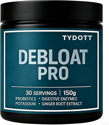 TYDOTT Debloat Pro, contiene probióticos y enzimas digestivas para aliviar la hinchazón, apoya la salud intestinal, la absorción de nutrientes y la