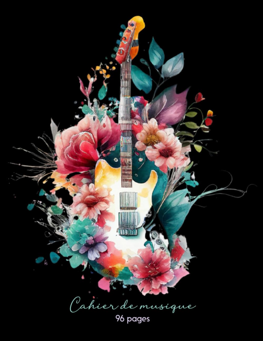 Cahier de musique guitare artistique pour capturer vos plus belles émotions musicales