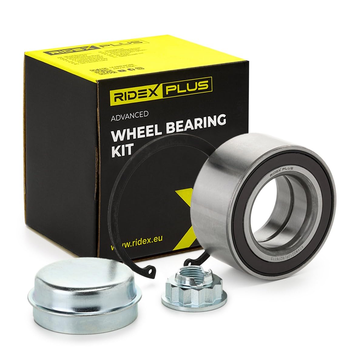 RIDEX PLUS 654W0212P Kit cuscinetto ruota Anteriore con materiale di fissaggio/montaggio con sensore ABS integrato Compatibilità con MERCEDES-BENZ Classe B W245