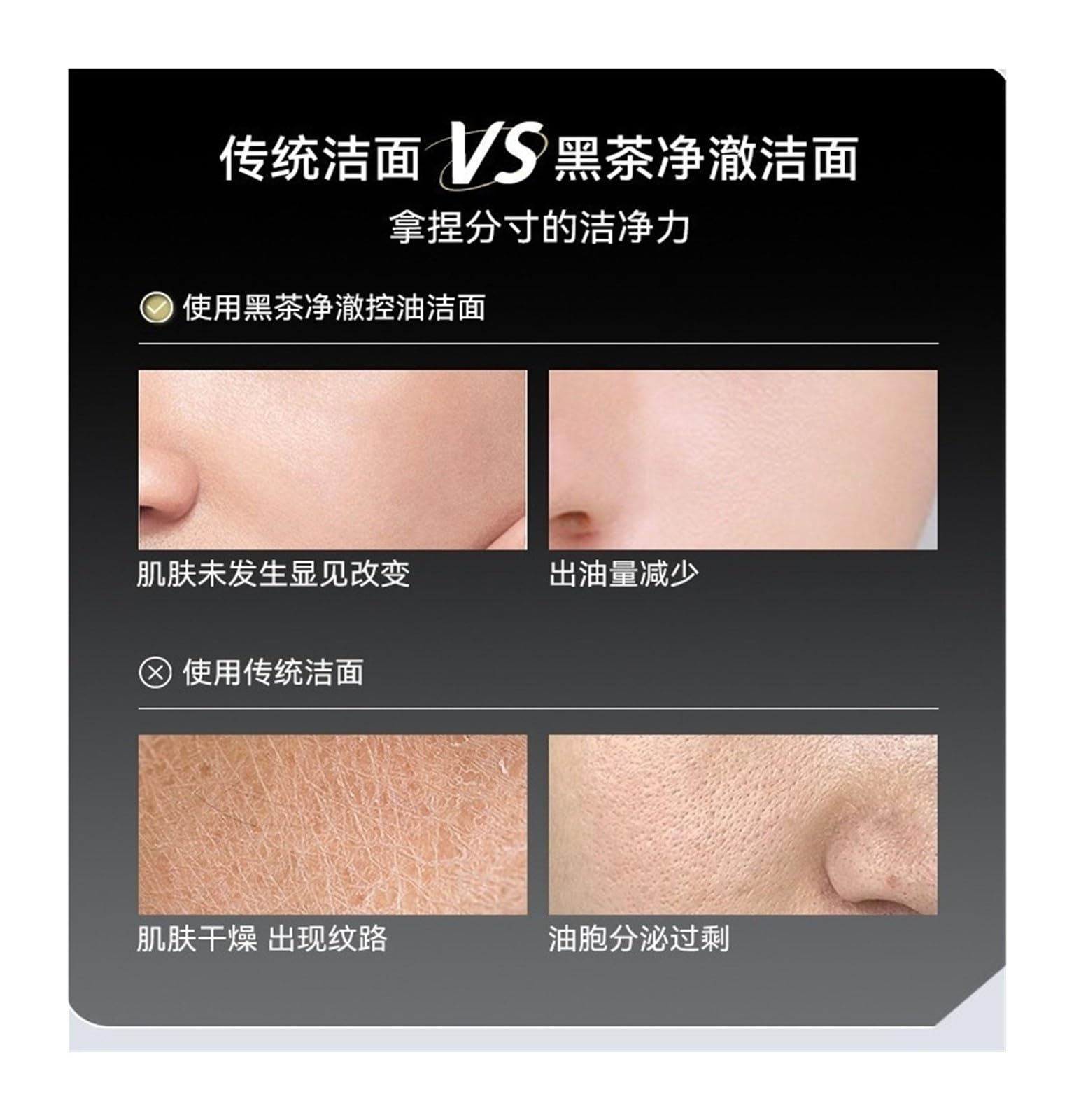 Nettoyant for hommes avec contrôle clair et sébum 250g