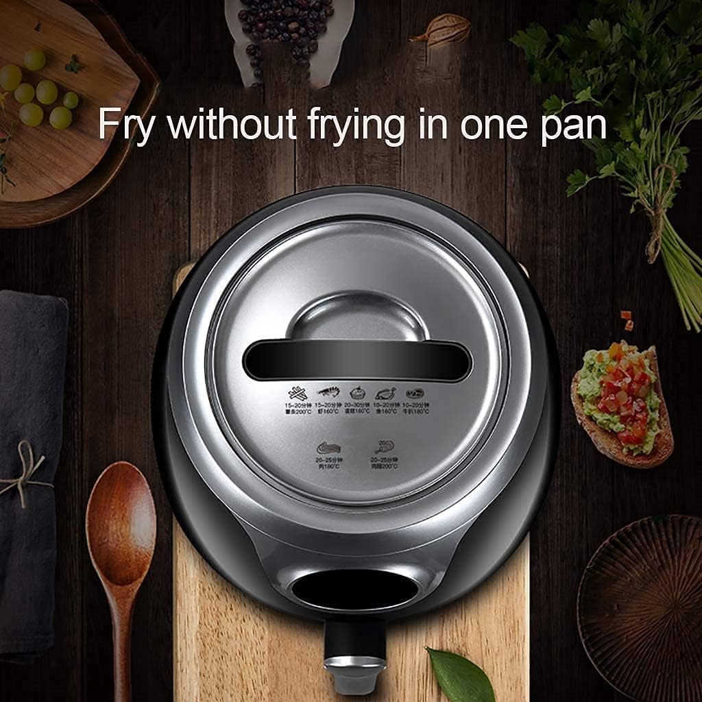 Air Fryer Smart Electric Hot Airfryer Oven 8L 1800W Large Capacity Multifunction Health Fryer with LCD Digital Screen and Nonstick Frying Pot