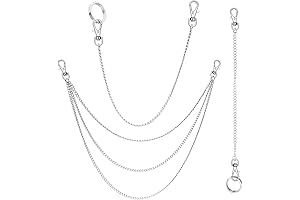 Anezus 3pcs Chain Belt for Men and Women