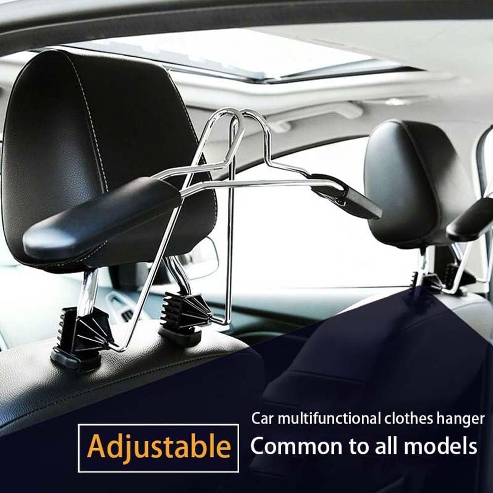 Percha Coche Reposacabezas para Lexus LS430 2007-2015, Perchas Asiento Trasero para Coche Perchas Universales Suaves para Abrigos Coche,2 Pcs