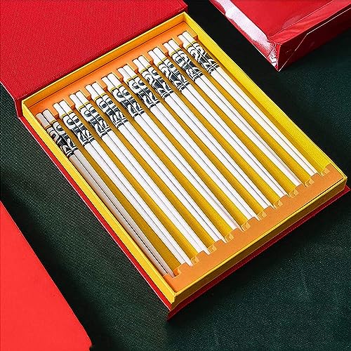 Baguettes Multipack Baguettes réutilisables Baguettes réutilisables avec boîte- Cadeau de Baguettes en Porcelaine Japonaise, 10 Paires de Baguettes réutilisables en céramique(Color:2,Size:)