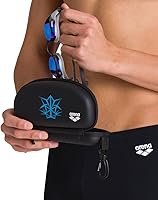 Vista 5 de Arena Funda unisex para gafas de natación, funda protectora de tapa dura con clip, varios