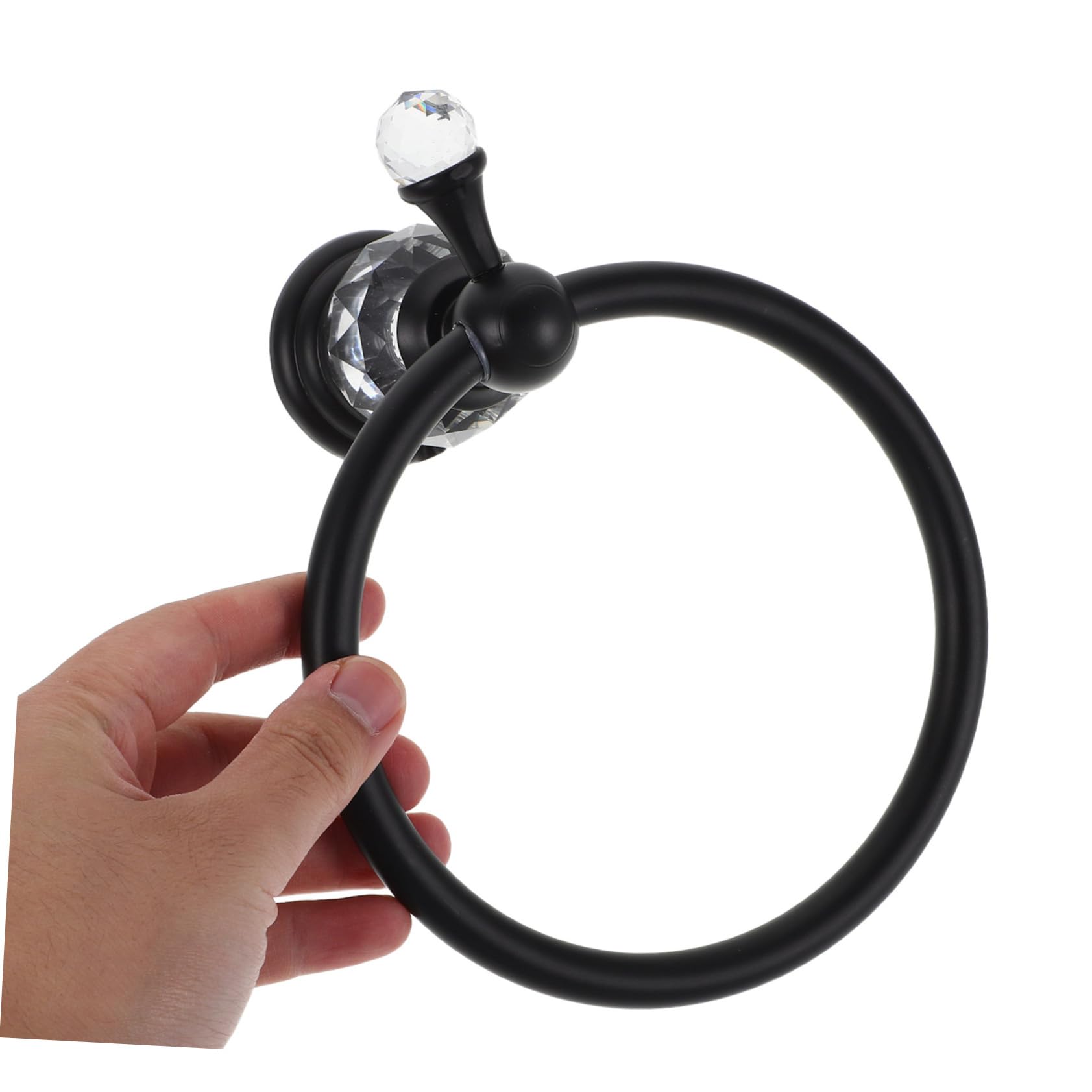 Toallero De Aro: Toallero Grueso para Baño. Moderno Colgador Redondo De Pared para Baño, Cocina Y Accesorios.