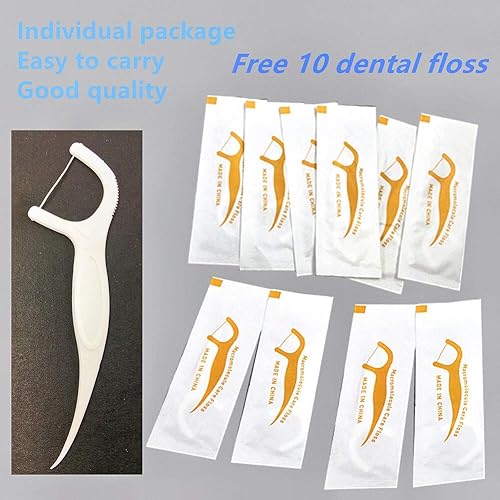 Miniatura 5 de Cepillo de dientes de bambú de 4 unidades  suave respetuoso con el medio ambiente con 4 fundas de cepillo de dientes de viaje y 10 paquetes de hilo