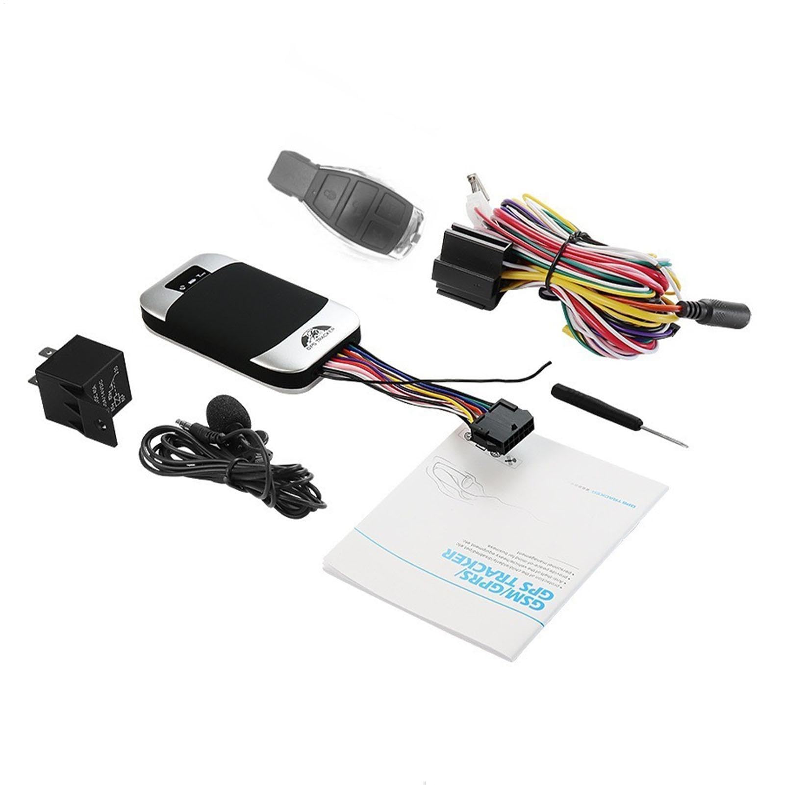 GPS Tracker Auto Dispositivo GPS Tracciamento Allarme Sicurezza Antifurto | Allarme Per Veicoli Per Furti Veicoli Tracciamento Geofence Zona Localizzazione Reale Dispositivo Allarme SOS