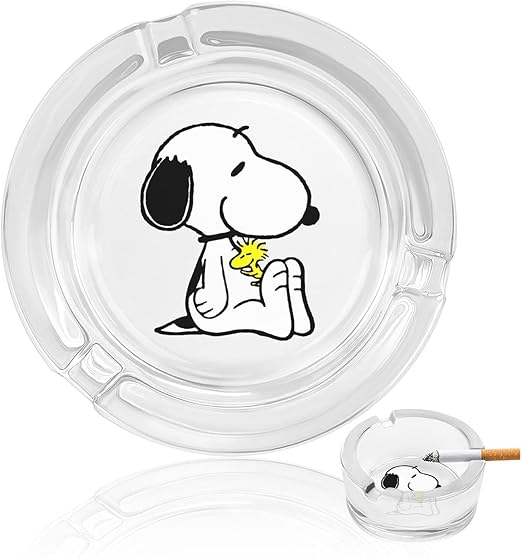 Amazon Co Jp 灰皿 ガラス灰皿 ピーナッツ スヌーピー 卓上 置型 はいざら アッシュトレイ たばこ灰皿 クリスタル 滑り止 大容量 業務用 おしゃれ 洗いやすい 透明 丸い クリア タバコ用 喫煙具 U字型 ホーム オフィス 贈り物 創意 装飾 直径8 5cm 腕時計