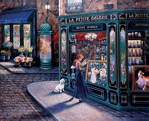 la petite galerie Counted Cross Stitch Kit,14ct 400 * 325stitch 82 * 69cm Count Cross Stitch kit