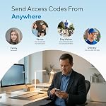 ULTRALOQ U-Bolt WiFi Serrure intelligente avec capteur de porte, serrure de porte Wi-Fi, serrure sans clé pour porte avant, fonctionne avec Alexa & Google, Télécommande, APP Déverrouillage du code de passe, auto-lock, autodéverrouillé
