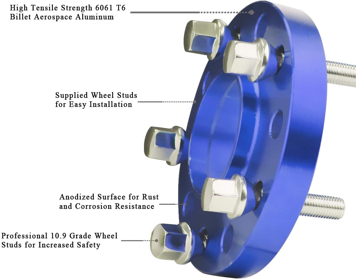 Blасk Frіdау - 80% оƒƒ BANG4BUCK 5x120 Staggered Wheel Spacers Kit 15mm(2pcs) & 20mm(2pcs) 5-Lug Hub Center 72.56mm with M12x1.5 Extended Bolts for 325i 325xi 328i 328xI 330i (Blue) Bеѕt Sеllеr BANG4BUCK 5x120 Staggered Wheel Spacers Kit 15mm(2pcs) & 20mm(2pcs) 5-Lug Hub Center 72.56mm with M12x1.5 Extended Bolts for 325i 325xi 328i 328xI 330i (Blue)