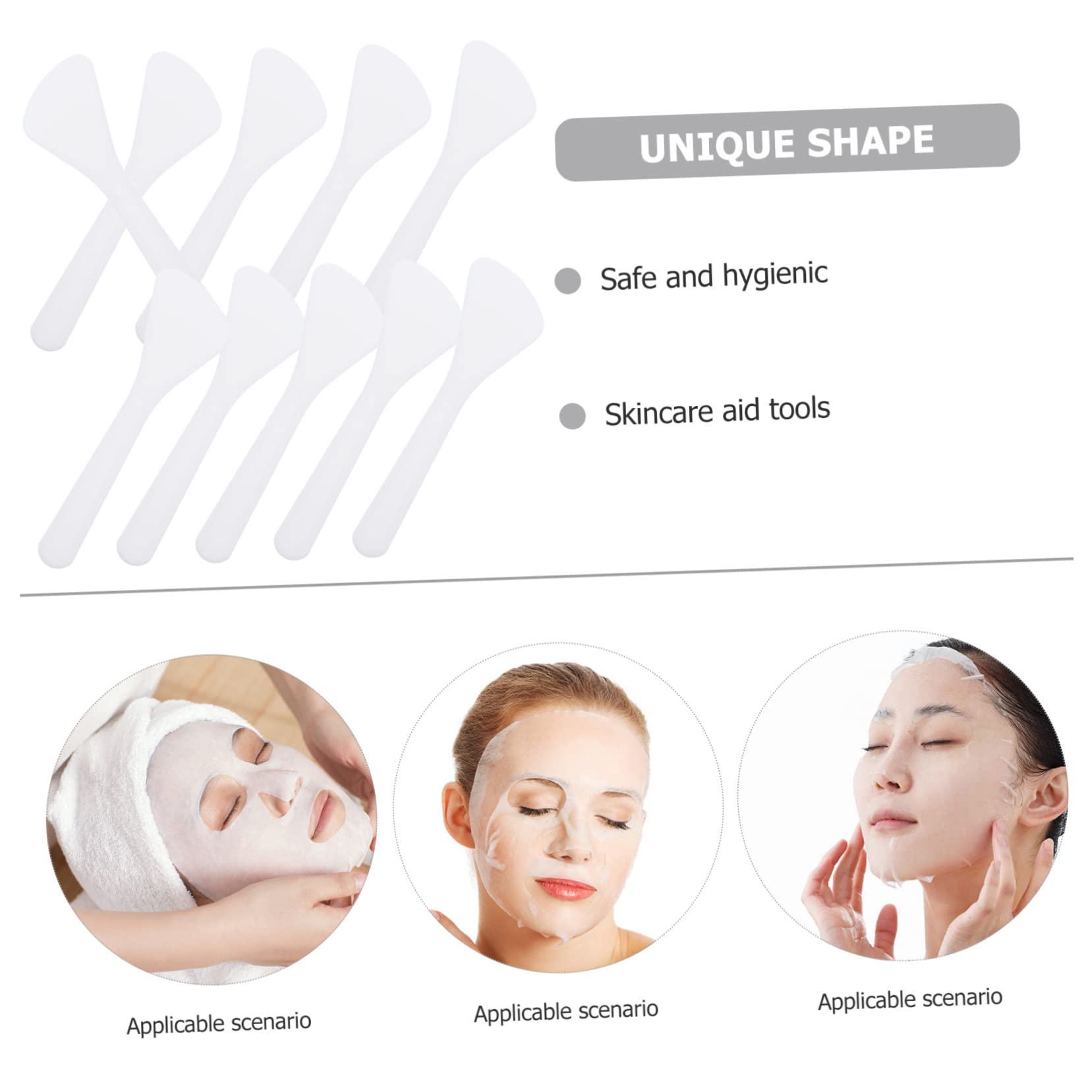 Beavorty 240 Piezas Cuchara maquillaje para el cuidado de la piel adornos de hierro crema herramientas para el cuidado de la piel suministro de maquillaje bulto cosmético